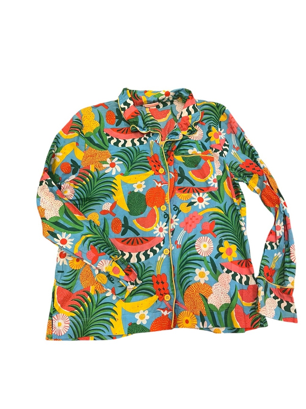 ban.do Tropical Leisure Shirt M Vintage - Picture 2 of 6